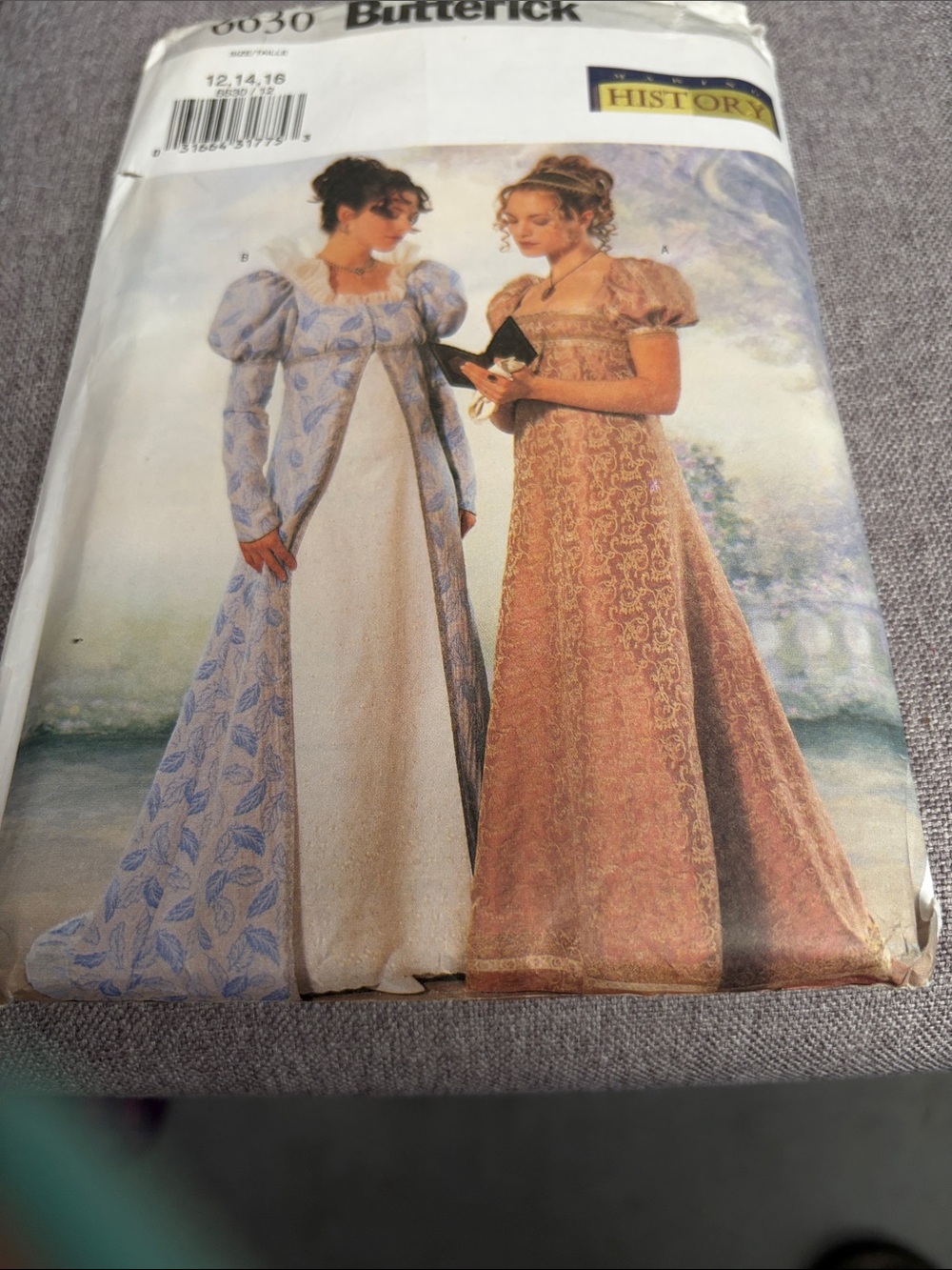 Butterick Regency-Inspired Costume Pattern